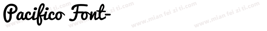 Pacifico Font字体转换